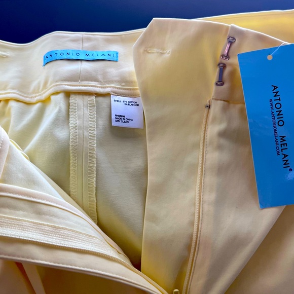 Antonio Melani. High Rise, skinny leg, self sash - Picture 2 of 4